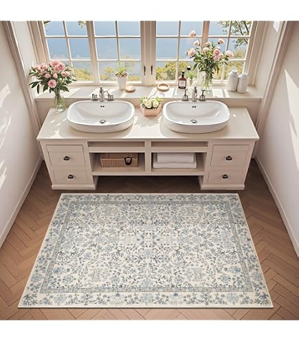 Amazon.com: jinchan 3x5 Washable Living Room Area Rug, Vintage