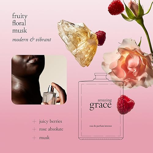 philosophy amazing grace eau de parfum intense fruity floral women's perfume with notes of juic