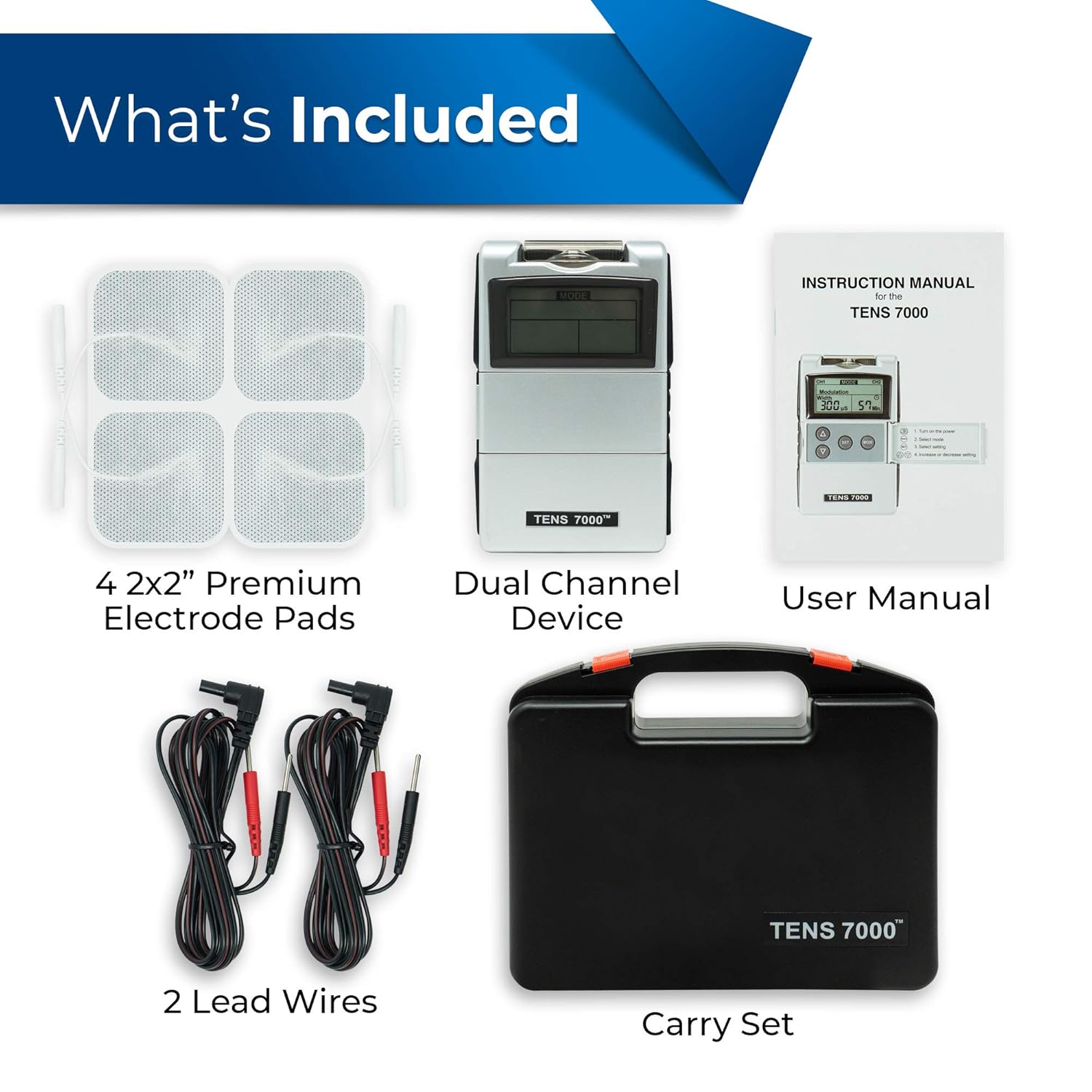 TENS 7000 2nd Edition Digital TENS Unit with Accessories: Industrial & Scientific
