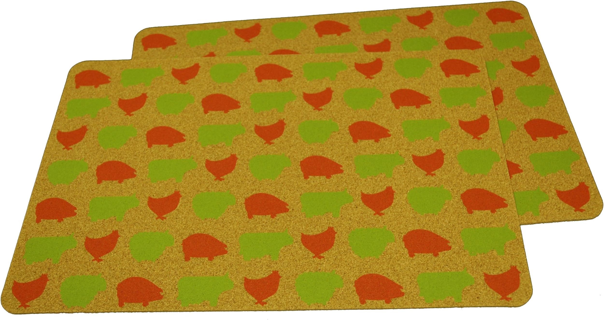 Cork Nature Korko 490413 Farm Collection Placemats, Set of 2