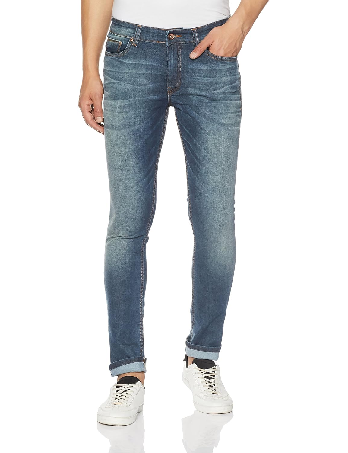 symbol amazon brand men's slim fit jeans