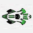 Kx85 Green Subdued USA Racing Design Graphic Kit fits 05-13 Kawasaki Green Kx100 Kx 85