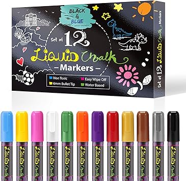 Loving These Metallic Chalk Markers Chalkmarkers Chalkart Chalk Markers Neon Chalk Chalk Pens