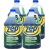 Zep Ammonia Free Glass Cleaner Concentrate 128 ounce ZU1052 (Case of 4) Commercial Strength