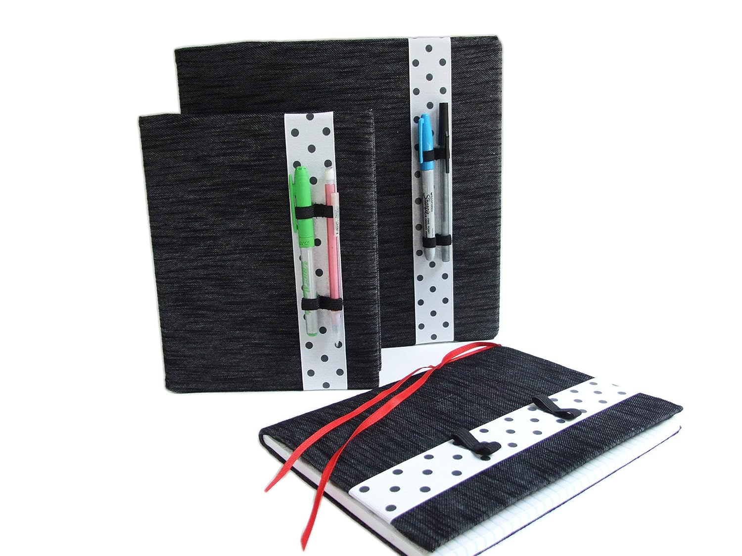 Elastic Planner Binder Band 2 Pen Holder, YOU Choose Pen
