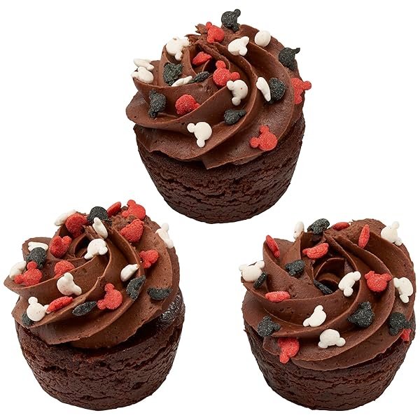 DECOPAC MICKEY MOUSE QUINS, RED/BLACK/WHITE, 3 POUNDS, RED, BLACK, WHITE
