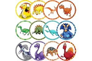 Laumoi 120 Pcs Toilet Targets for Boys Training Flushable Dinosaur Targets Potty Pee Toilet Target Stickers Dinosaur Potty Training Seat for Boys Use