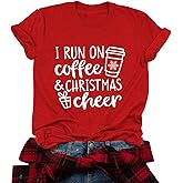 Merry Christmas Shirts for Women Xmas Buffalo Plaid Tree Shirt Top Short Sleeve Casual Graphic Print T Shirt