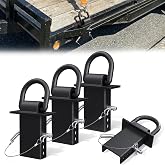 Stake Pocket D Ring, Stake Pocket Tie Down for Trailers Trucks | 4 Pack, 18000lbs Heavy Duty, Trailer Tractor Tie Down Accessories Anchor for Flatbed Cargo Trucks, Removable