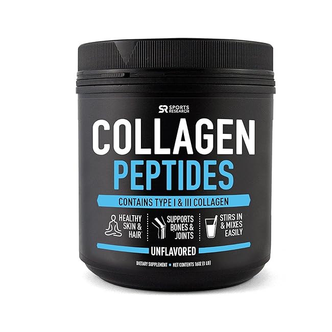 Pure Collagen Peptides Powder (Hydrolyzed) | G...
