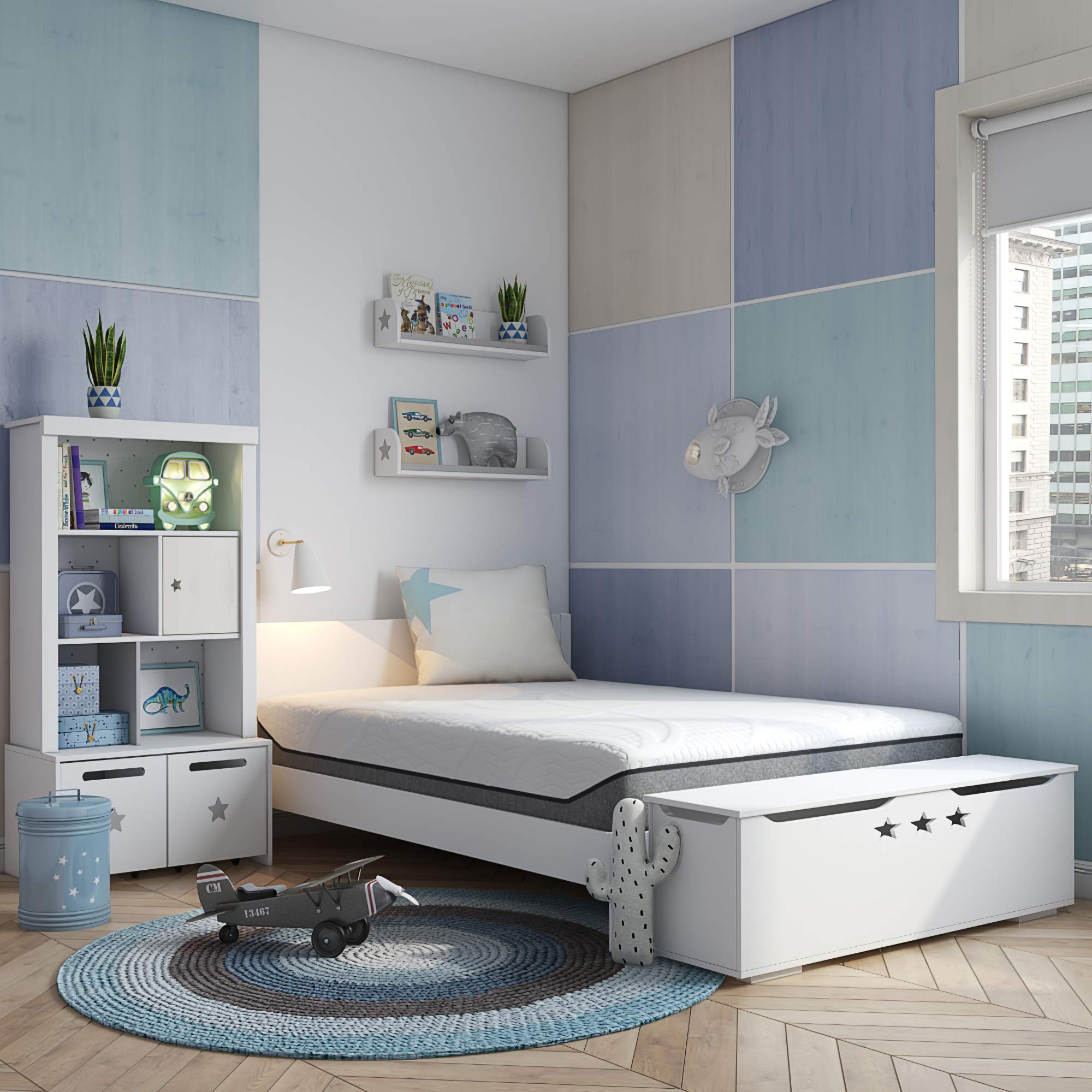 Classic Brands Cool Gel Memory Foam 9-Inch Mattress, Queen