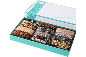 BARNETTS FINE BISCOTTI Barnetts Birthday Gifts for Women & Men, Gourmet Chocolate Biscotti Cookies, Unique Prime Food Happy Birthdays Gift Basket, Her Wife Mom Dad Sister Girls Friendship, 40th 60th Or 70th, Cookie Baskets