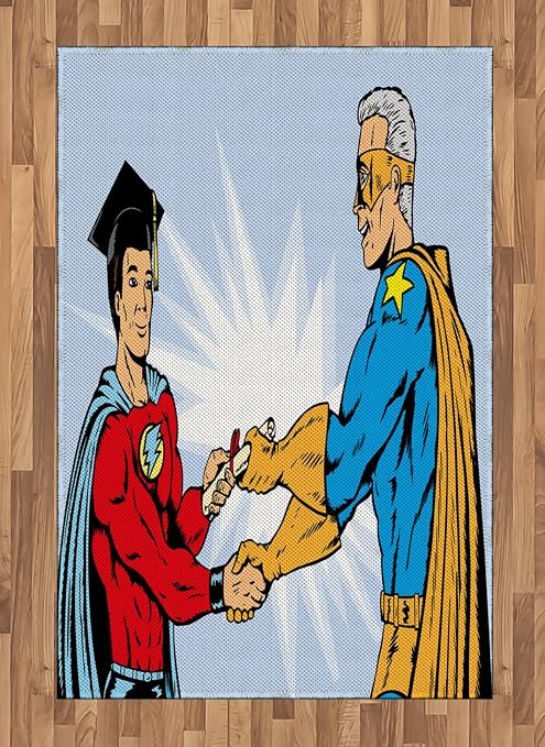 Graduation Bereich Teppich Von Lunarable Superheld Abschluss