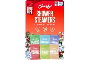 Cleverfy Shower Steamers Aromatherapy – Stocking Stuffers for Teen Girls, Women and Wife – Christmas Gifts for Teens and Women – White Elephant Gifts for Adults – 6 Tablets