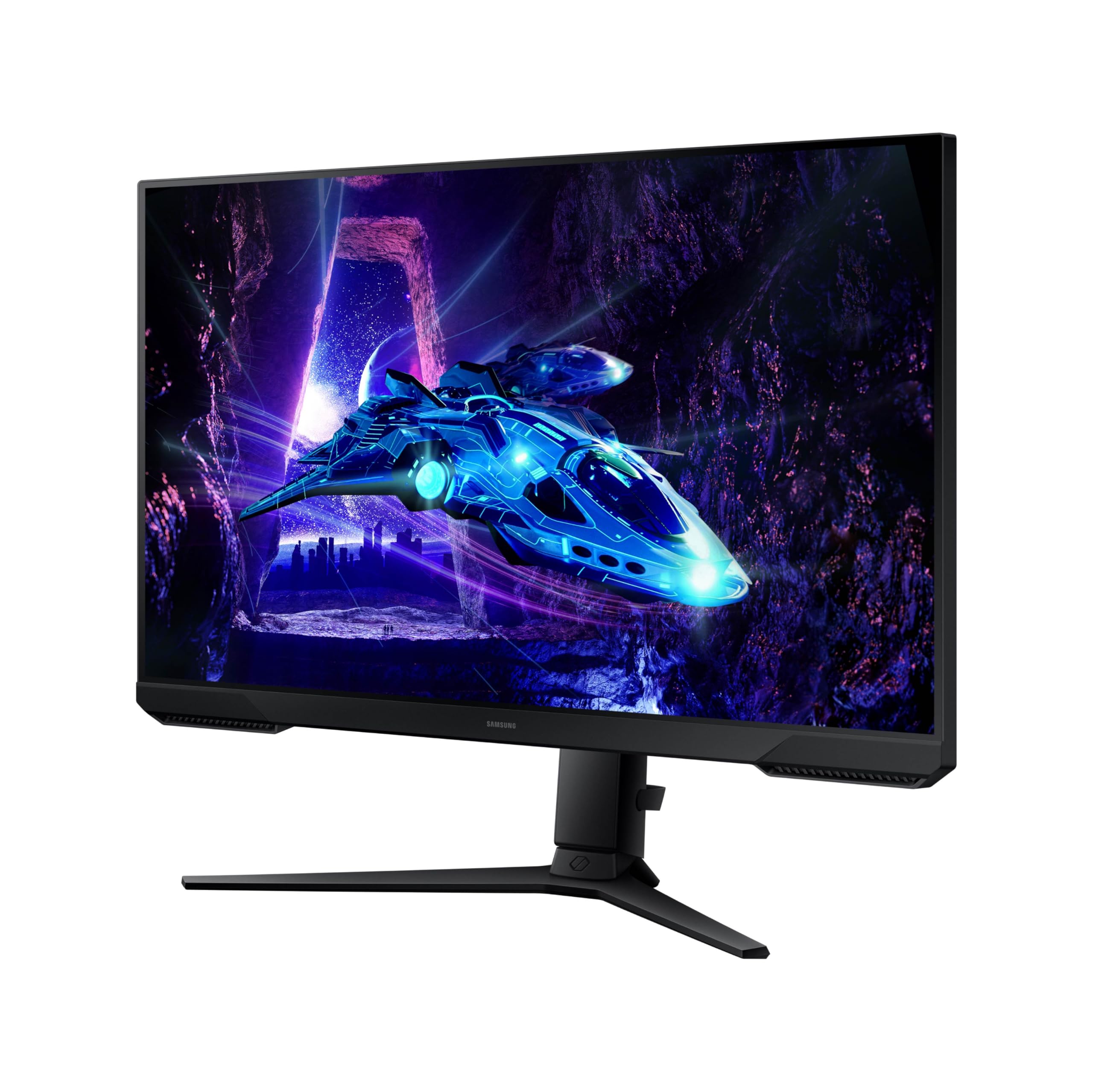 Samsung 24-Inch Odyssey G3 (G30D) Series FHD Gaming Monitor, 1ms, 180Hz, AMD FreeSync, Adjustable Stand, Black Equalizer, Virtual Aim Point, Eye Saver Mode, Flicker-Free, LS24DG302ENXZA