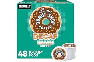 The Original Donut Shop Decaf Keurig Single-Serve K-Cup Pods, Medium Roast Coffee, 48 Count