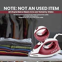 Utopia Home Steam Iron for Clothes With Non-Stick