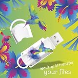 Integral 128GB XPression USB 3.2 Drive Hummingbird Design - Vibrant Memory Stick view 5