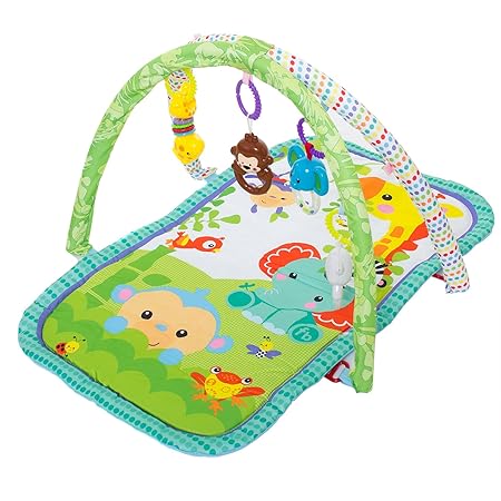Baybee Babys Playmat Gym with Toys, Made of Non Toxic Materials (Assorted Colour)