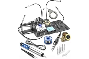 X-Tronic 3060-PRO • 75W Soldering Iron Station • 4 Helping Hands • Silicone Tool Mat • 5 Extra Tips • Roll of Solder • Tweeze