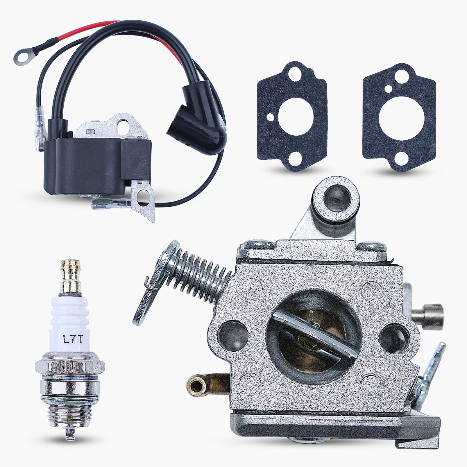 Haishine Ignition Coil Spark Plug Carburetor Carb kit for STIHL 017 018 MS170 MS180 MS 170 180 Chainsaw Spare Parts