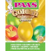 PAAS Golden Shimmer Easter Egg Decorating Kit &ndash; Gold Egg Decorating Kit with Paint &amp; Stickers