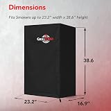 GrillTough Heavy Duty BBQ Smoker Cover Waterproof UV Resistant 58x43x99 cm view 5