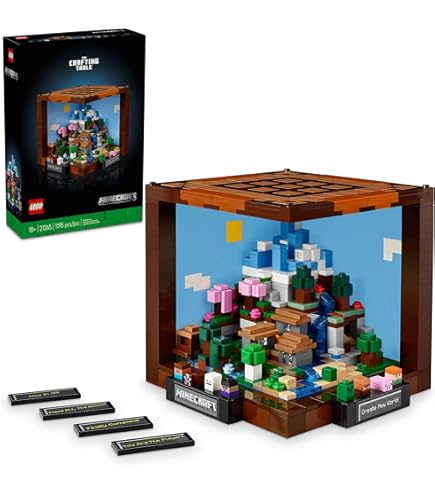 Lego Minecraft Workbench 15th Anniversary Game Adventure Set 12