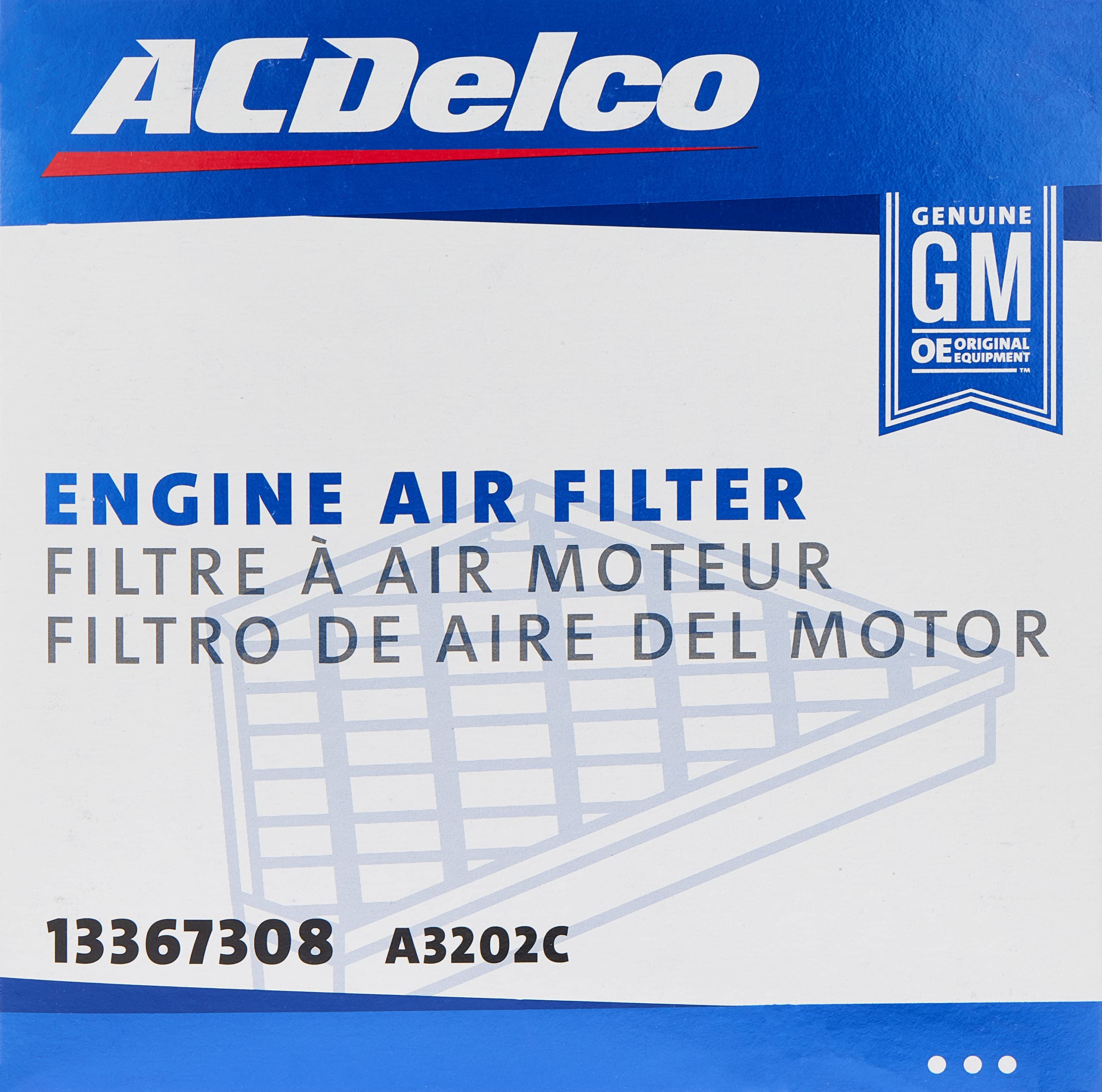 A3202C By ACDELCO - GM Original Equipmentu2122 Air Filter