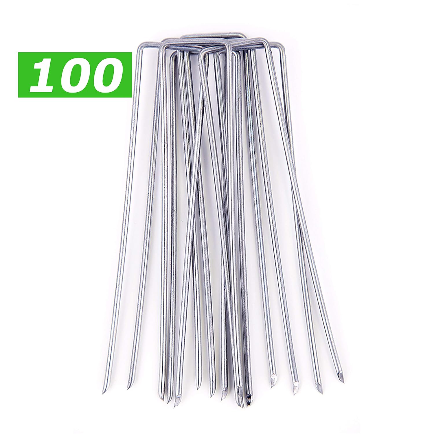 Garden Pegs for Membrane, Weed Control Fabric, Heavy Duty Plastic