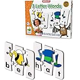 The Learning Journey: Match It! - 3 Letter Words -Spelling Puzzles for Kids Ages 3-5, Learn to Read With Preschool Learning Materials and Learning Games - Award Winning Educational Toys