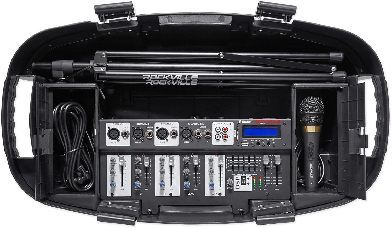 rockville portable pa system