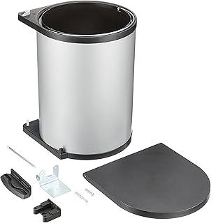 Hailo 371510 - Cubo de la basura (acero inoxidable, 15 L ...