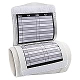CHAMPRO Wristband Triple Playbook, Pee Wee, White