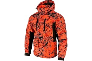 AYIN Camo Hunting Suit for Men Camo Jacket and Pants in Autumn Brown or Blaze Orange Camo Camouflage Clothes Outdoors