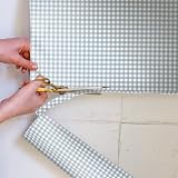 The Master Herbalist Scented Drawer Liners Duck Egg Blue Gingham 5 Sheets view 5