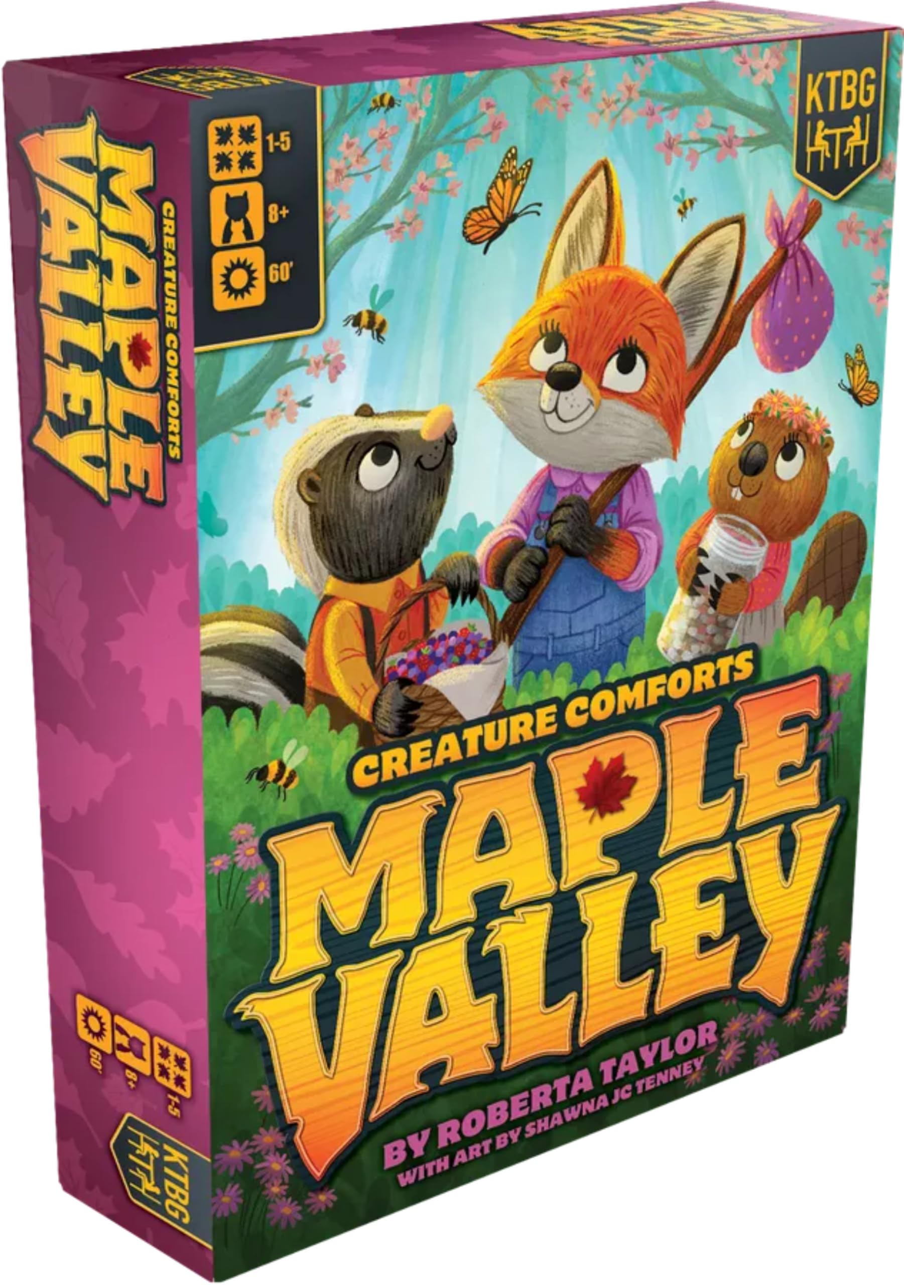 Maple Valley Base Game by KTBG, Strategy Game for 1 to 5 Players, Ages 12+