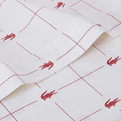 Lacoste Slice Sheet Set, Queen, Baroque Rose