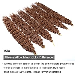 Curly Crochet Hair 30 Inch Curly Braiding Hair 3