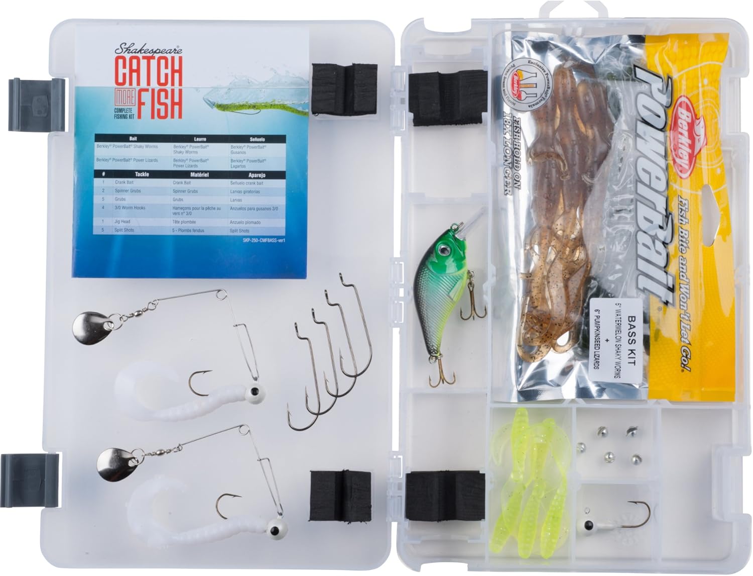 shakespeare catch more fish spinning combo