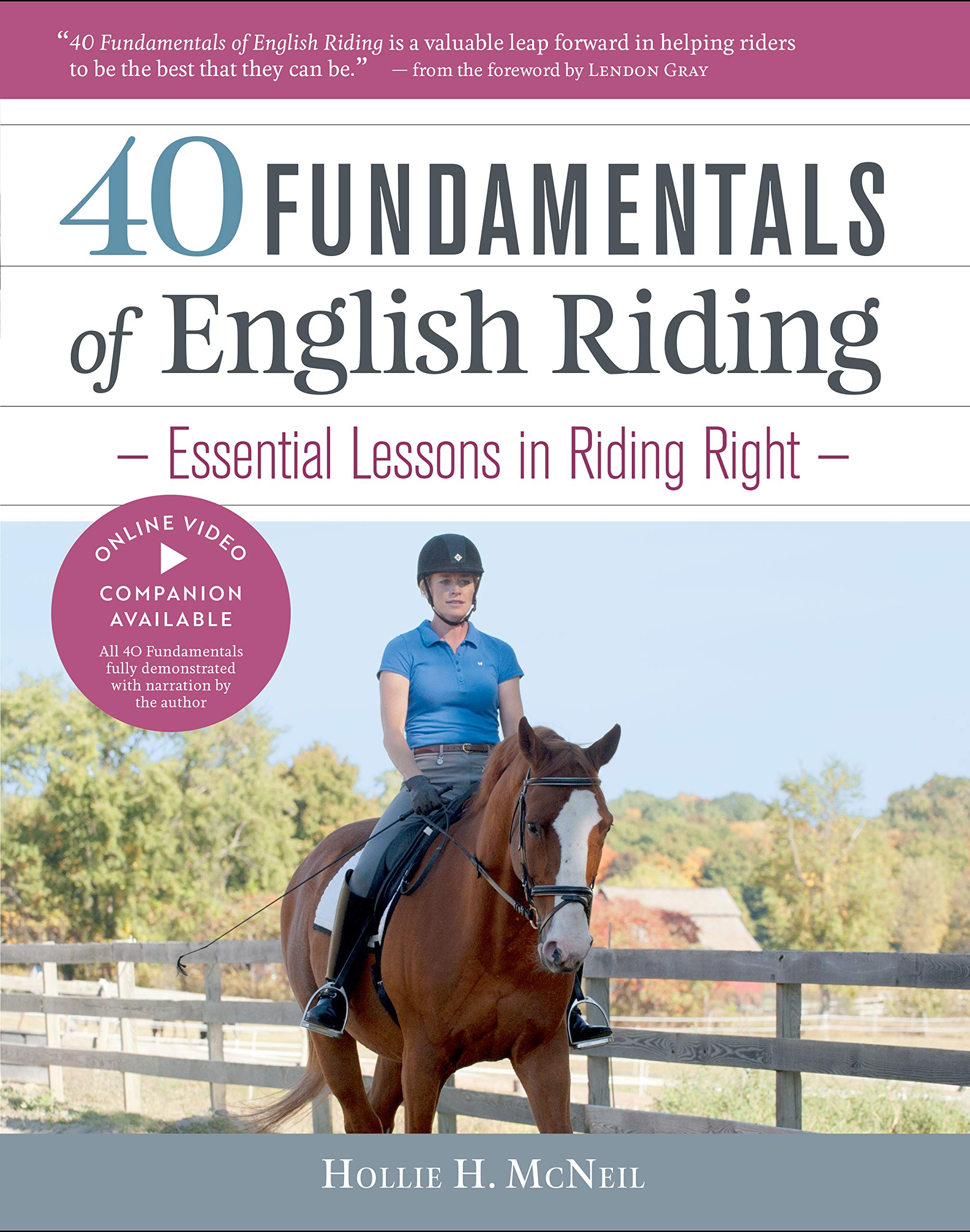 40 Fundamentals Of English Riding Essential Lessons In Riding Right Mcneil Hollie H Gray Lendon 9781603427890 Amazon Com Books