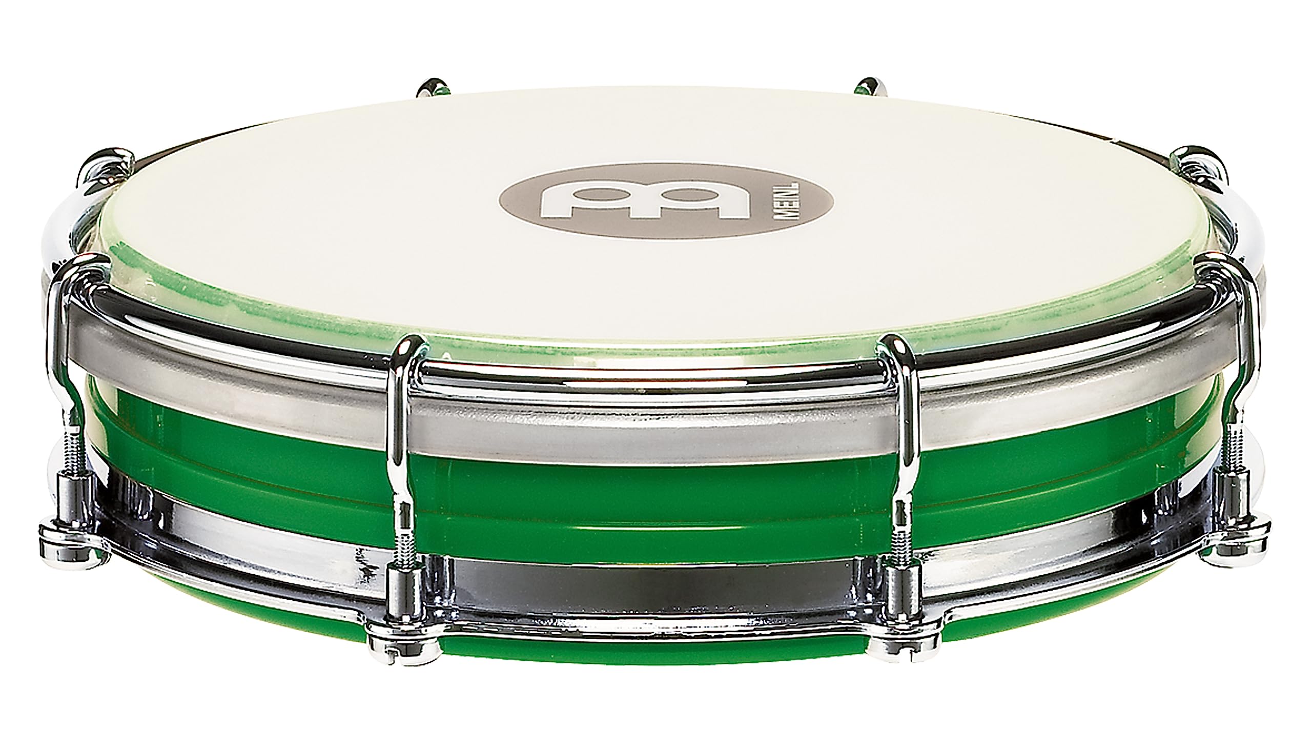 Meinl Percussion Samba Floatune Tamborim - Small Percussion Instrument with Synthetic Head - Diameter 6 Inches - ABS Plastic, Green (TBR06ABS-GR)