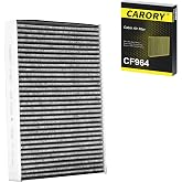 CARORY Cabin Air Filter w/Activated Carbon for Toyota Tundra (2022-2025), Tacoma (2024-2025), Sequoia (2023-2025), Lexus LX600(2024-2025), GX550(2024-2025) and More, OE# 87139-60030, CF12964, CF964