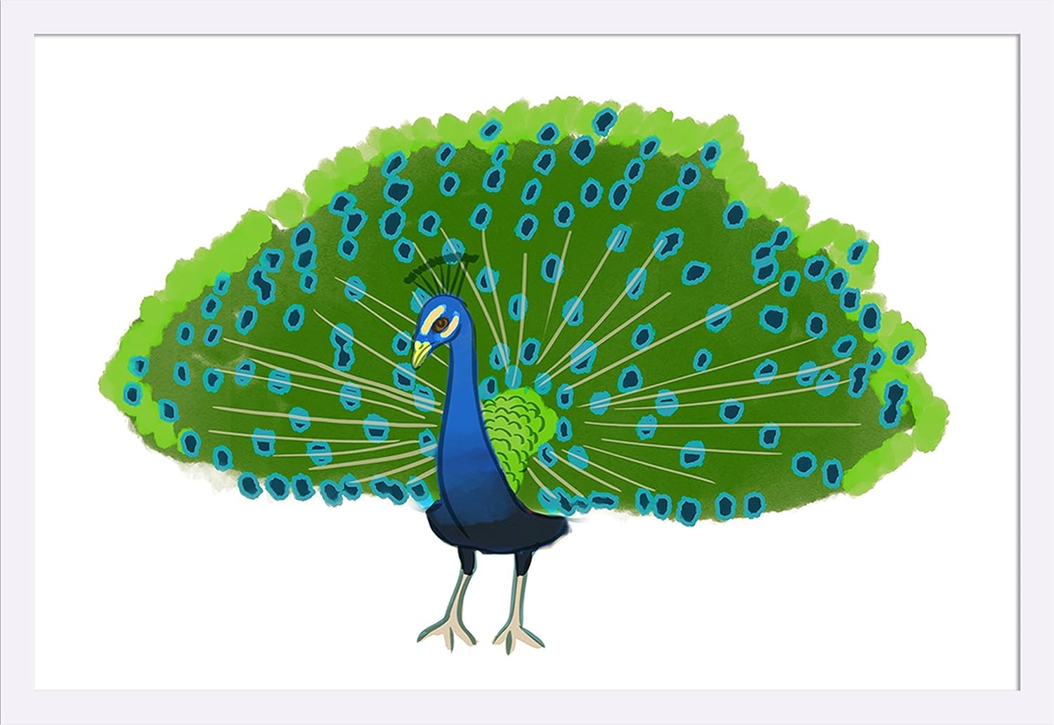 Картинка павлин для детей на прозрачном фоне для детей