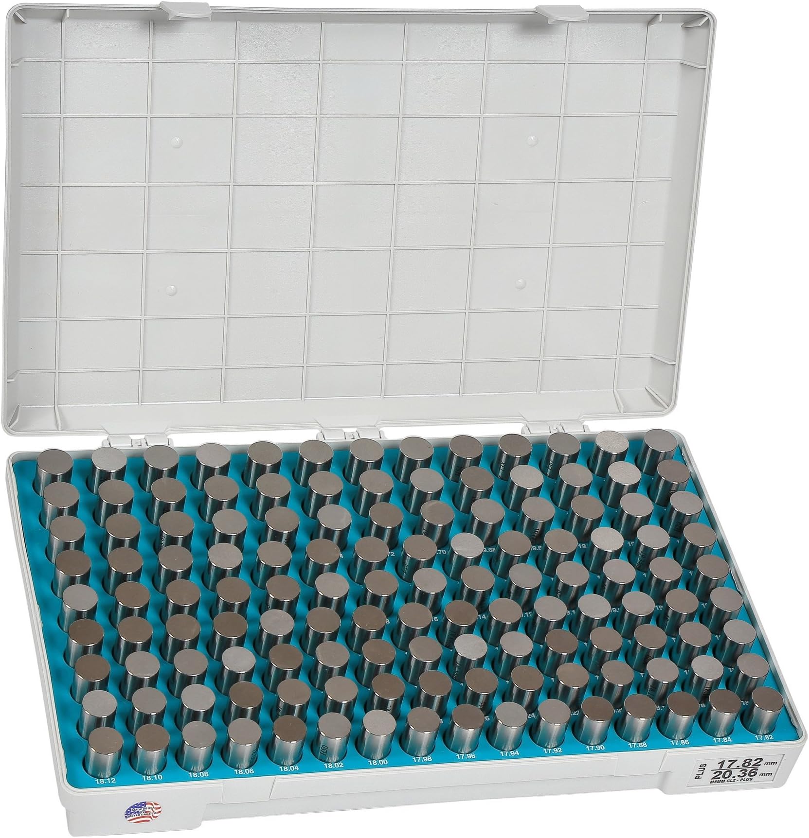 Meyer Gage M5MMM Minus Metric Class Z Gage Set, 17.82 mm to 20.36 mm