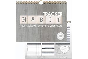 Blooming Everyday Habit Tracker is a Great Productivity Tools used as Habit Tracker Journal Workout Calendar, Habit Tracker Planner Goal Journal, Habit Tracker Calendar Motivational Journal, Monthly