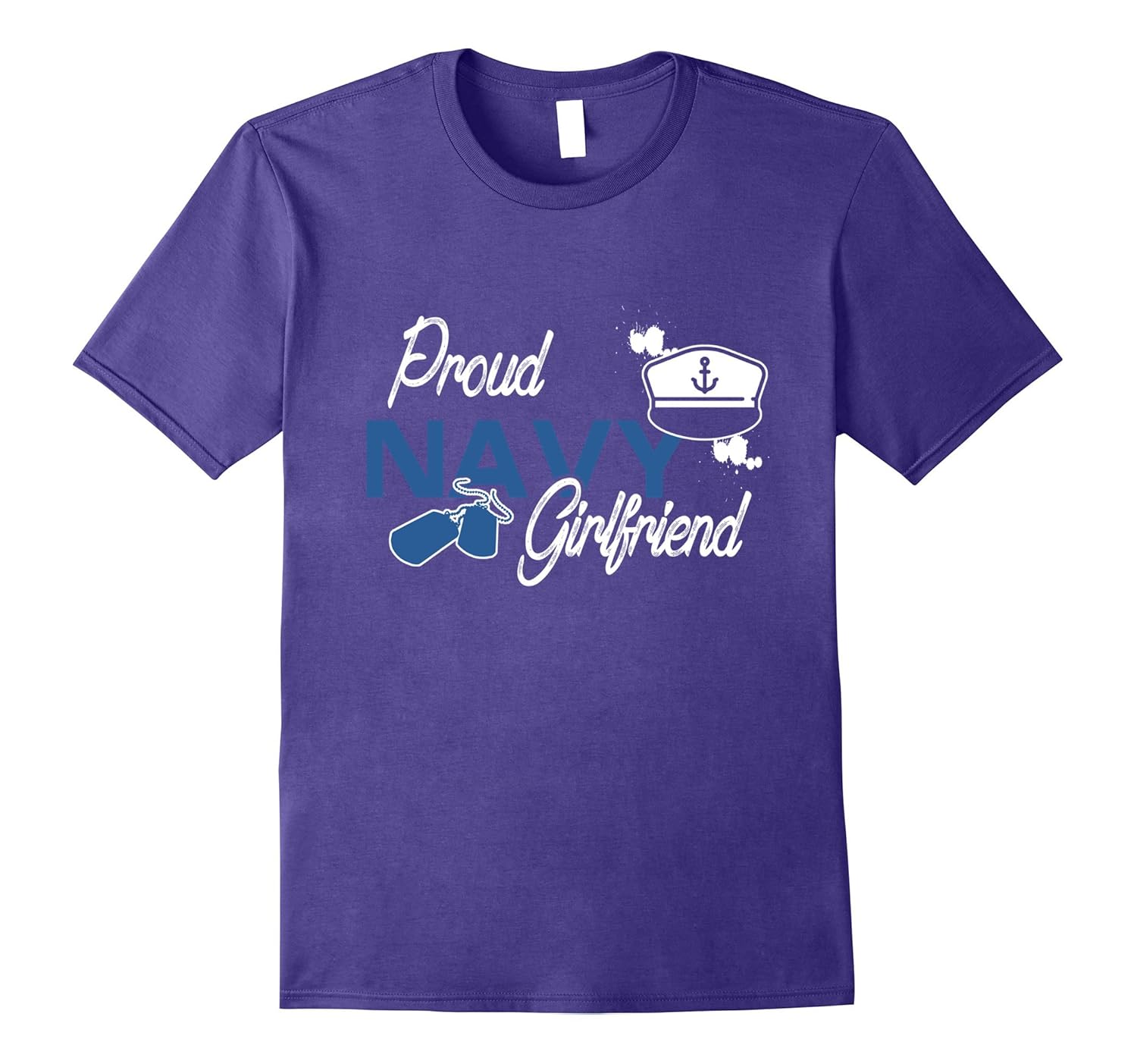 Military Cool US Proud Navy Girlfriend Gift T-shirts-ANZ