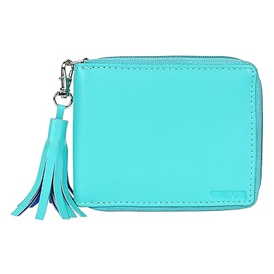 Creature Turquoise Zipper Wallet for Girls(Color-Turquoise||ZWL-03)