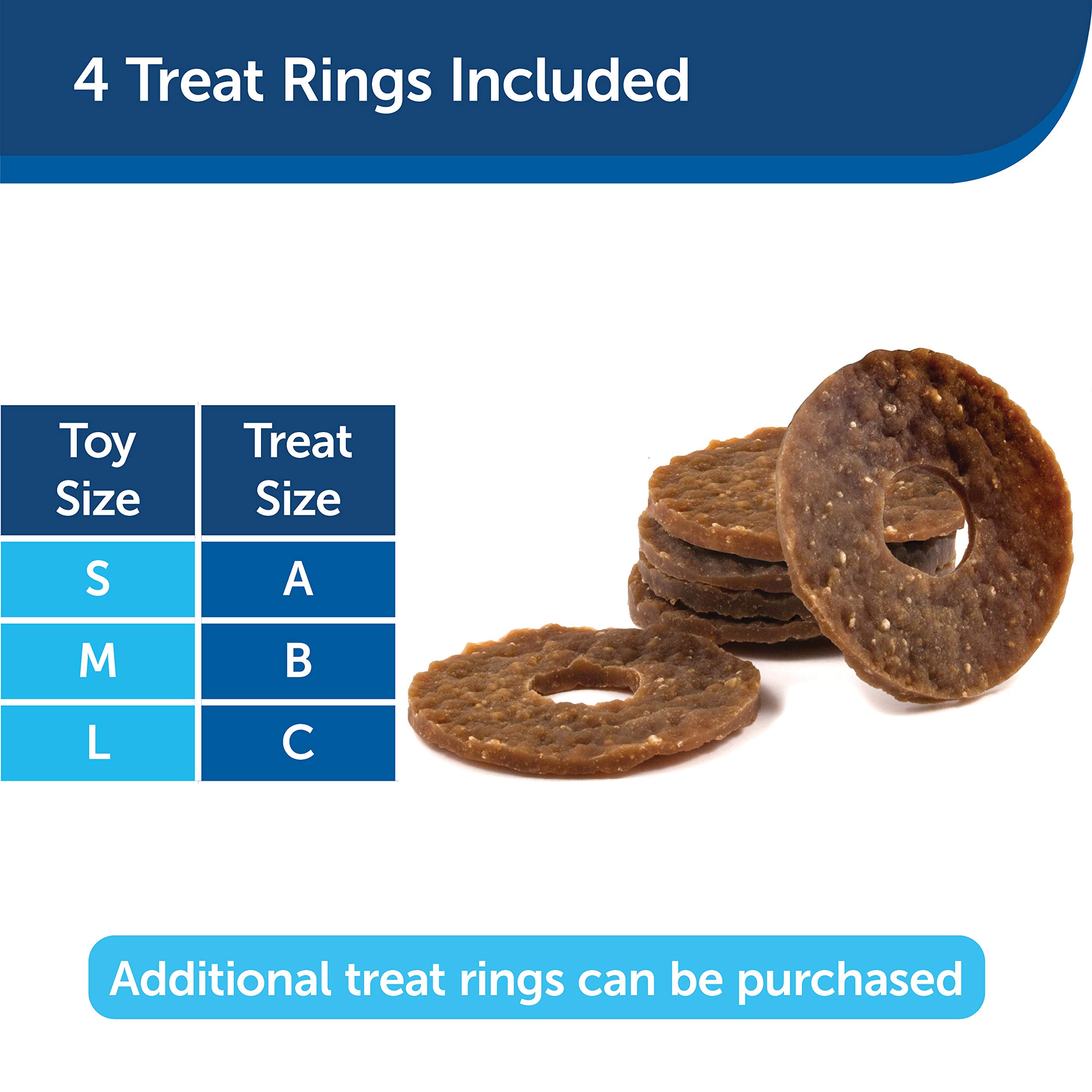 PetSafe Busy Buddy Jack - Treat Holding Dog Chew Toys - Helps Clean Teeth - Vanilla Scented Rubber for Strong Chewers - Treat Refills Included, Interactive Dog Toy Helps Keep Dogs Busy, Purple, Medium