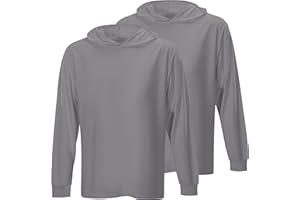 ProtectX High Visibility Sun Protection Lightweight Long Sleeve Hoodie, UPF 50+ Quick-Dry, SPF UV Shirt, Active Wear